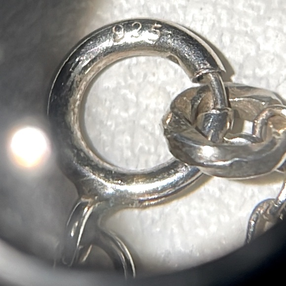 925 Sterling Silver Two 2 Heart Slide Pendants Necklace Couple Double Duo Twin - Picture 7 of 11